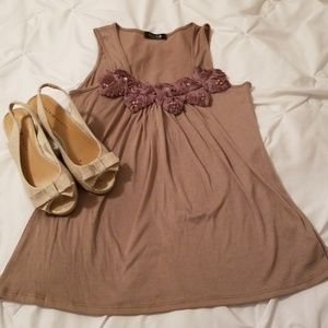 Embellished Tank Top